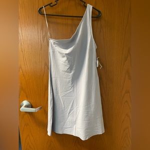 NWT Abercrombie & Fitch One Shoulder Traveler Mini Dress